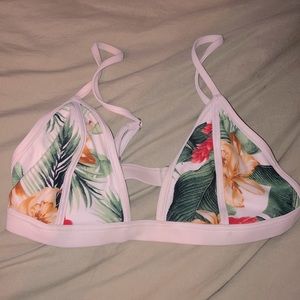 FLORAL BIKINI TOP